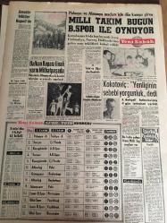 YENİ SABAH GAZETESİ  17 EYLÜL 1963 YIL :26 SAYI :8804--Polis Zeki Arataman 'ı  dün de yakalayamadı --Kruşçef 'in  damadı  İstanbul a 9,5  saatlik  bir ziyaret  yaptı --Emekli Sandığı  Kanunun Tadil Edilmesi İstendi --Kira Kanunu 26 Eylül 'e  Yetişmiyor --Türk Ordusu Tatminkardır --Keçi  boynuzu yüzünden  bir cinayet oldu --İzmir de üç gün :Siyavuşgil --Bin Bella 'ya Prenseslerden  Her Gün Evlenme  Teklifi  Geliyor ---Tülun Korman Gazinoda --Türk Musikisinden :Nadir Hilkat Çulha --Amatör  Mililer  Napoli de --Milli Takım Bugün B. Spor ile Oynuyor --Balkan Kupası Finali Yarın  Mithatpaşa da ---Kokotoviç :Yenilginin  sebebi yorgunluk  dedi --