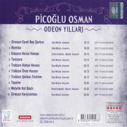 PİCOGLU OSMAN Odeon Yılları türk Halk müziği Serisi CD Albüm