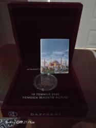 AYASOFYA-İ KEBİR CAMİİ ŞERİFİ BRONZ HATIRA PARASI