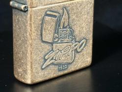 Orijinal 1996  Zippo Çakmak ZİPPO 1932 Logo Antik Bakır/ antique copper	Nadir***