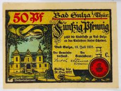 Almanya Asırlık Notgeld 50 Pfenning..((1922))