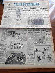 Yeni İstanbul Gazetesi - 16 Şubat 1953 -  Ahmet Emin Yalman'a Yapılan Suikast -Mustafa Nermi - Atom Casusları Lehine Nümayiş - Ankara Büyük Çapta Siyasi Faaliyetlere Sahne Oluyor - Demokrat Parti Hükümetinin İlk Maliye Bakanı Halil Ayan Vefat Etti - Büyük Millet Meclisi'nde Bütçe Müzakerelerine Bugün Başlanıyor - Barem Kanunu Tasarısı - Fenerbahçe Vefa İle Berabere - Büyük Kardeşim Atatürk Anlatan Makbule Atadan Yazı Dizisi - Küçük İnsanlar Yazan Faik Baysal Yazı Dizisi - NATO Sulh Kervanı Perşembe Günü Açılıyor -  Coğrafya Haftası Bugün Başlıyor - Hikaye Postahane Yazan Behice Yücedağ - Viyana Radyosu Programı - İstanbul Belediye Şehir Tiyatroları Programı - Lanetli Mahalle Yazan Mehmet Davaz Yazı Dizisi - Bölge Kır Koşusu Yapılıyor - Bursa Askerî Lisesi'nin Yıldönümü Kutlandı - Yahudi Aleyhtarı Kampanyaya Karşı Harekete Geçmek Lazım - Duo İsimli Hikaye Tiyatro Oyunu Oldu - Beşiktaş Beyoğluspor'u Mağlup Etti - Hollywood'da Bir Film Nasıl Çevriliyor - Çapamarka