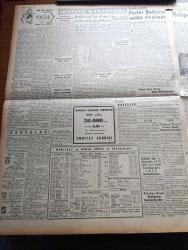 Yeni İstanbul Gazetesi - 20 Şubat 1953 - Mustafa Nermi - Üçlü Müzakerelerin Mihenk Taşı Trakya - Mecliste Diyanet İşleri Bütçesi Görüşülürken Tartışmalar Oldu - Bursa'da Milli Tenasüt Cephesi Kuruluyor - Bulgarlar 132 Çingeneyi Geri Alıyor - Malatya Suikastı - Necip Fazıl Kısakürek - Hüseyin Üzmez - Cumhurreisi Celal Bayar - Büyük Kardeşim Atatürk Anlatan Makbule Atadan Yazı Dizisi - Küçük İnsanlar Faik Baysal - Kuleli Askeri Lisesi Basın Mensuplarına Dün Gezdirildi - Paşabahçe Vapuruna Rağbet Fazlalaştı - Ege Ekspresi Yolda Kaldı - Voleybol Maçları - Komünizmi Tel'in İçin Miting - Büyük Cihad Gazetesi Sahibi Mustafa Bağışlayıcı - Bir Nurcu Daha Tevkif Edildi - Bediüzzaman Saidi Nursi - Lanetli Mahalle Yazan Mehmet Davaz Yazı Dizisi - 1001 Gece Masalları Perizad Çeviren Reşad Nuri Darago - İstanbul Belediyesi Şehir Tiyatrosu Programı - Mezopotamya'da Kadın - Röportaj Müsabakası - Aga Radyo - Ziraat Bankası - Türk Ticaret Bankası - NATO Sulh Kervanı Sergisi Dün Açıldı