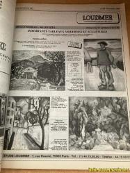 LA GAZETTE DE L'HOTEL DROUOT : L'HEBDO DES VENTES PUBLİQUES - FRANSIZCA DERGİ (LES VENTES PROCHAİNES / LES VENTES FUTURES / BULLETİN DES VENTES / LA SEMAİNE DERNİERE A PARİS / LA SEMAİNE DERNİERE EN PROVİNCE / LA GAZETTE DES ARTS PLASTİQUES ET DECORETİFS / LES EXPOSİTİONS / LİVRES / LES PRİX DU LOUİS XVI / ARCHEOLOGİE , GLYPTİQUE PREHİSTOİRE / ARGENTERİE ORFEVRERİE / ART İSLAMİQUE / ART NOUVEAU ART DECO / CERAMİQUES / BİJOUX / HAUTE EPOQUE / MONNAİES)