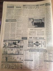 YENİ SABAH GAZETESİ 26 TEMMUZ 1958 YIL :21 SAYI :6974---Meclis Bugün Fevkalede Bir İçtima Yapıyor -Foot 'un tedbirlerini  Ankara tasvip ediyor --Başvekil  bugün Batı Almanya 'ya Gidiyor --Dr. Küçük Türk askeri Kıbrıs 'a Gelmeli Diyor --Lübnan Başvekilinin  Gazetemize  Beyanatı --Ticaret Açığımız  145 Milyona İndi --Ekmek Çıkmazı : Siyavuşgil --İstanbul da canlı  hayvan  sevkiyatı  bir hayli arttı --Hırsızın  çaldığı  kumaşları  hırsızdan da polis  çaldı --Amerikan Stratejik  Havacılığı Nasıl Çalışıyor ?  7 Güreşte 5 Galibiyet Aldık --Adalet 14 Transferle Dün Yeni Sezonu Açtı --Kılavuz Gemi  :Dalyan --Beşiktaş Almanya 'ya Girecek --İst. Atletizm Birinciliği Fenerbahçe Stadında  Yapılıyor ---
