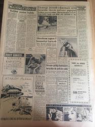 YENİ SABAH GAZETESİ 26 TEMMUZ 1958 YIL :21 SAYI :6974---Meclis Bugün Fevkalede Bir İçtima Yapıyor -Foot 'un tedbirlerini  Ankara tasvip ediyor --Başvekil  bugün Batı Almanya 'ya Gidiyor --Dr. Küçük Türk askeri Kıbrıs 'a Gelmeli Diyor --Lübnan Başvekilinin  Gazetemize  Beyanatı --Ticaret Açığımız  145 Milyona İndi --Ekmek Çıkmazı : Siyavuşgil --İstanbul da canlı  hayvan  sevkiyatı  bir hayli arttı --Hırsızın  çaldığı  kumaşları  hırsızdan da polis  çaldı --Amerikan Stratejik  Havacılığı Nasıl Çalışıyor ?  7 Güreşte 5 Galibiyet Aldık --Adalet 14 Transferle Dün Yeni Sezonu Açtı --Kılavuz Gemi  :Dalyan --Beşiktaş Almanya 'ya Girecek --İst. Atletizm Birinciliği Fenerbahçe Stadında  Yapılıyor ---
