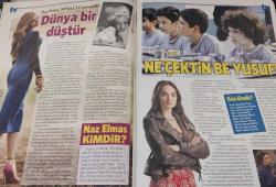 MİLLİYET GAZETESİ-MİLLİYET TV-TV-DERGİ-22 MART-28 MART-2014-SAYI:18-KAPAK-FOTOĞRAF-RÖPORTAJ-NAZ ELMAS-DÜŞLER-SEYİRCİ-AŞKIN BEDELİ-ERKAN TAN-LATE NIGHT SHOW-ÇİN İŞKENCESİ-BELÇİM BİLGİN-ONUR SAYLAK-AJDA PEKKAN-GAF-TOLGA KAREL-ROBINSON-SEZEN AKSU-YASEMİN ALLEN-EDA  ÖZERKAN-VİZYON-FİLMLER-SOĞUK-MAVİ RİNG-AMMAR-DENİZ BOLIŞIK-ARDA ÖZİRİ-YUNUS EMRE YILDIRIMER-MELİSA YILDIRIMER-METE HOROZOĞLU-ENGİN AKYÜREK-İSTANBUL GIRLS ORCHESTRA-ÖZGE ŞEN-SOLİST-MİRAY GEDİLKİ-BAS GİTAR-MİNE ŞAHİN-RİTM-İREM AYDIN-KLARNET-YASEMİN KAVCU-NİHAL SARUHANLI-DAVUL-KADRİYE BOZKURT-KANUN-REVŞAN ÇELİKER-KEMAN-BAHAR DEDEOĞLU