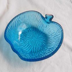 Mavi Cam Kase,Elma şeklinde,6 lı set