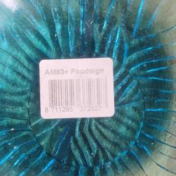 Mavi Cam Kase,Elma şeklinde,6 lı set