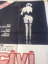 ÇİVİ, ORİJİNAL İ SİNEMA AFİŞİ - THE STUD, 1978, FİLM AFİŞİ / POSTERİ - BÜYÜK BOY - ORİJİNAL - 68 X 50 cm EBADINDA - Original Turkish Big Size Movie Poster - Quentin Master, Joan Collins, Oliver Tobias, Sue Lloyd, Mark Burns, Doug Fisher, Walter Gotell, Tony Allyn, Emma Jacobs, Peter Lukas, Natalie Ogle, Constantine Gregory, AKÜN FİLM, ROMANI VE PLAĞI SATIŞ REKORU KIRAN FİLM