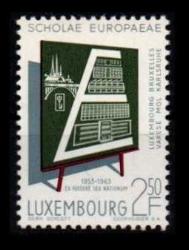+++ LÜKSEMBURG MİMARİ , AVRUPA OKULLARI  1963    - DAMGASIZ