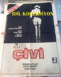 ÇİVİ, ORİJİNAL  SİNEMA AFİŞİ - THE STUD, 1978, FİLM AFİŞİ / POSTERİ - BÜYÜK BOY - ORİJİNAL - 68 X 50 cm EBADINDA - Original Turkish Big Size Movie Poster - Quentin Master, Joan Collins, Oliver Tobias, Sue Lloyd, Mark Burns, Doug Fisher, Walter Gotell, Tony Allyn, Emma Jacobs, Peter Lukas, Natalie Ogle, Constantine Gregory, AKÜN FİLM, ROMANI VE PLAĞI SATIŞ REKORU KIRAN FİLM