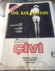ÇİVİ, ORİJİNAL SİNEMA AFİŞİ - THE STUD, 1978, FİLM AFİŞİ / POSTERİ - BÜYÜK BOY - ORİJİNAL - 68 X 50 cm EBADINDA - Original Turkish Big Size Movie Poster - Quentin Master, Joan Collins, Oliver Tobias, Sue Lloyd, Mark Burns, Doug Fisher, Walter Gotell, Tony Allyn, Emma Jacobs, Peter Lukas, Natalie Ogle, Constantine Gregory, AKÜN FİLM, ROMANI VE PLAĞI SATIŞ REKORU KIRAN FİLM