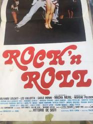 ROCK'N ROLL, ORİJİNAL İTALYANCA SİNEMA AFİŞİ - ROCK'N ROLL, 1978, FİLM AFİŞİ / POSTERİ - BÜYÜK BOY - ORİJİNAL - 70 X 33 cm EBADINDA - Original Turkish Big Size Movie Poster - Vittorio De Sisti, Rodolfo Banchelli, Sara Bicicca, Wolfango Soldati, Carlo Monni, Macha Méril