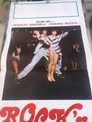 ROCK'N ROLL, ORİJİNAL İTALYANCA SİNEMA AFİŞİ - ROCK'N ROLL, 1978, FİLM AFİŞİ / POSTERİ - BÜYÜK BOY - ORİJİNAL - 70 X 33 cm EBADINDA - Original Turkish Big Size Movie Poster - Vittorio De Sisti, Rodolfo Banchelli, Sara Bicicca, Wolfango Soldati, Carlo Monni, Macha Méril