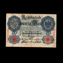 ALMANYA (1914) - 20 Mark (ÇT 7,0/10)