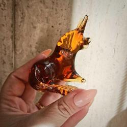 Murano Koparma Cam Biblo - Adet