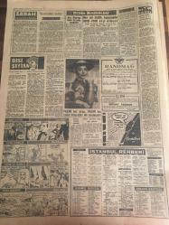 YENİ SABAH GAZETESİ  26 KASIM 1959 YIL :22 SAYI :7447--Edirne 'nin kurtuluşu kullandı --Prof .Baade Türkiye ye Yardım Zaruri Diyor --A.E Yalman dün 8 ay hapse mahkum oldu --CHP Meclisi Yarın  Toplanıyor ---O.Doğu Çalışma Enstitüsü Türk Personele Bırakılıyor --Hayalimdeki Nutuk : Siyavuşgil --Beraet  eden memurların terfi  müddeti  değişmiyor --Vilayet  olmak isteyen  kazalar  gittikçe  artıyor --Fransızlar Nice ,Fenerbahçe 'yi Yenecek Diyor ---Fenerbahçe ,parlak  bir imtihan verdi --1-4 Finallere  girecek yedi takım belli oldu --Demir Spor ,Altay ile 1-1 Berabere -- B takımlar maçını 2-1 Fenerbahçe  kazandı --