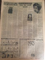 YENİ SABAH GAZETESİ  26 KASIM 1959 YIL :22 SAYI :7447--Edirne 'nin kurtuluşu kullandı --Prof .Baade Türkiye ye Yardım Zaruri Diyor --A.E Yalman dün 8 ay hapse mahkum oldu --CHP Meclisi Yarın  Toplanıyor ---O.Doğu Çalışma Enstitüsü Türk Personele Bırakılıyor --Hayalimdeki Nutuk : Siyavuşgil --Beraet  eden memurların terfi  müddeti  değişmiyor --Vilayet  olmak isteyen  kazalar  gittikçe  artıyor --Fransızlar Nice ,Fenerbahçe 'yi Yenecek Diyor ---Fenerbahçe ,parlak  bir imtihan verdi --1-4 Finallere  girecek yedi takım belli oldu --Demir Spor ,Altay ile 1-1 Berabere -- B takımlar maçını 2-1 Fenerbahçe  kazandı --