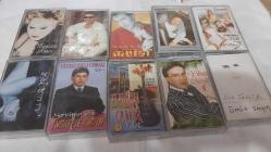 LOT HALİNDE KARIŞIK 10 ADET KASET LOT 92
