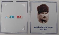 2019 MİLLİ MÜCEDELENİN 100.YILDÖNÜMÜ NUMARALI BLOK PULLU MİNİ PORTFÖYÜ ORİJİNAL MNH 00549 NOLU ÇOK NADİR