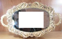 SWAROVSKİ TaŞ SüSLeMeLİ AYNALI TEPSİ....ÇoK ŞıK