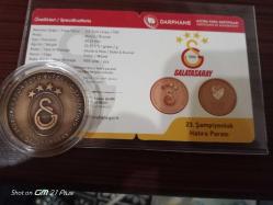 Galatasaray 23.Şampiyonluk Bronz Hatıra Parası
