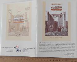 2008 ANKARA '08 MİLLİ PUL SERGİSİ ORJİNAL PORTFÖYÜ TAM SET ÇOK NADİR 000683 NOLU