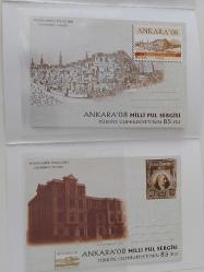 2008 ANKARA '08 MİLLİ PUL SERGİSİ ORJİNAL PORTFÖYÜ TAM SET ÇOK NADİR 000683 NOLU