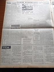 Yeni İstanbul Gazetesi - 31 Mayıs 1953 - General Necip'in Yeni İstanbul'a Beyanatı - Kore Tugayımız 3000 Kızılı Yok Etti - Adnan Menderes ve Fuat Köprülü Dün Londra'ya Gitti - İstanbul Belediye Tarafından Gülhane Parkında Hazırlanan Çiçek Bayramı - İngiltere Dışişleri Bakanı Eden Üçüncü Kez Ameliyat Olacak - Sadi Irmak - Cicim Yazan Collette Yazı Dizisi - Fatih Sultan Mehmet Devrinin Sağlık Anlayışı - Zeynep Sultan Camii - Hitler'in Sofrabaşı Konuşmaları Çeviren Azize Erten Yazı Dizisi - Yunanistan'a Sığır Satışı - Cüneyt Gökçer Fatih Sultan Mehmet Rolünde - Devlet Tiyatrosunun Temsilleri - 1953 Yaz Modası Üzerine 10 Not - Paris'e Rakip Olmak İsteyen İtalyan Modasından Haber - General Electric Ampul - Çapamarka -  Büyük Eşya Piyangosu - Arı Unları - Jawa Motosikletleri - Yugoslav Milli Takımı Bize Karşı Nasıl Hazırlanıyor - Fetih Kupası - Fenerbahçe Beşiktaş Bugün Karşılaşıyor - Galatasaray Güneşspor'u 3 0 Yendi - Kedi Kaleci Beara