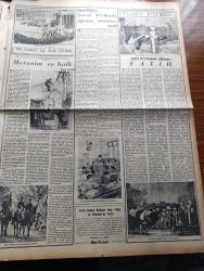Yeni İstanbul Gazetesi - 31 Mayıs 1953 - General Necip'in Yeni İstanbul'a Beyanatı - Kore Tugayımız 3000 Kızılı Yok Etti - Adnan Menderes ve Fuat Köprülü Dün Londra'ya Gitti - İstanbul Belediye Tarafından Gülhane Parkında Hazırlanan Çiçek Bayramı - İngiltere Dışişleri Bakanı Eden Üçüncü Kez Ameliyat Olacak - Sadi Irmak - Cicim Yazan Collette Yazı Dizisi - Fatih Sultan Mehmet Devrinin Sağlık Anlayışı - Zeynep Sultan Camii - Hitler'in Sofrabaşı Konuşmaları Çeviren Azize Erten Yazı Dizisi - Yunanistan'a Sığır Satışı - Cüneyt Gökçer Fatih Sultan Mehmet Rolünde - Devlet Tiyatrosunun Temsilleri - 1953 Yaz Modası Üzerine 10 Not - Paris'e Rakip Olmak İsteyen İtalyan Modasından Haber - General Electric Ampul - Çapamarka -  Büyük Eşya Piyangosu - Arı Unları - Jawa Motosikletleri - Yugoslav Milli Takımı Bize Karşı Nasıl Hazırlanıyor - Fetih Kupası - Fenerbahçe Beşiktaş Bugün Karşılaşıyor - Galatasaray Güneşspor'u 3 0 Yendi - Kedi Kaleci Beara