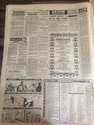 YENİ SABAH GAZETESİ 7 AĞUSTOS 1961  YIL :24 SAYI :8045---Dün fezaya giden ikinci Rus pilotu bu sabah dönecek --Erim ,CHP lilere ikazda  bulundu --Alican ,CHP  Vesayetine girmemiz  isteniyor dedi---CKMP 'lilere göre  CHP hava alacak --Emektar tramvay tarihe karışıyor --Bu çocuklar  ne yapsın : Siyavuşgil --Atatürk 'ün heykeline taş atan  bir sapık  yakalandı ---Rus avcı uçakları bir İran nakliye uçağını düşürdü---Fenerbahçe ,Galatasaray ,Beşiktaş galip --Siyah -Beyazlılar  Galataya 3-1 galip --Fenerbahçe Vefa karşısında beklenileni  gösteremedi :3-1--Beykoz :8 Adalet :0----Şeref İspanya da kalmağa kararlı  ---Galatasaray ,Acar 'ı 4-0 mağlup etti ---Kürek yarışları hadiseli geçti ---