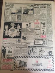YENİ SABAH GAZETESİ 7 AĞUSTOS 1961  YIL :24 SAYI :8045---Dün fezaya giden ikinci Rus pilotu bu sabah dönecek --Erim ,CHP lilere ikazda  bulundu --Alican ,CHP  Vesayetine girmemiz  isteniyor dedi---CKMP 'lilere göre  CHP hava alacak --Emektar tramvay tarihe karışıyor --Bu çocuklar  ne yapsın : Siyavuşgil --Atatürk 'ün heykeline taş atan  bir sapık  yakalandı ---Rus avcı uçakları bir İran nakliye uçağını düşürdü---Fenerbahçe ,Galatasaray ,Beşiktaş galip --Siyah -Beyazlılar  Galataya 3-1 galip --Fenerbahçe Vefa karşısında beklenileni  gösteremedi :3-1--Beykoz :8 Adalet :0----Şeref İspanya da kalmağa kararlı  ---Galatasaray ,Acar 'ı 4-0 mağlup etti ---Kürek yarışları hadiseli geçti ---