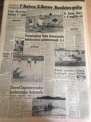 YENİ SABAH GAZETESİ 7 AĞUSTOS 1961  YIL :24 SAYI :8045---Dün fezaya giden ikinci Rus pilotu bu sabah dönecek --Erim ,CHP lilere ikazda  bulundu --Alican ,CHP  Vesayetine girmemiz  isteniyor dedi---CKMP 'lilere göre  CHP hava alacak --Emektar tramvay tarihe karışıyor --Bu çocuklar  ne yapsın : Siyavuşgil --Atatürk 'ün heykeline taş atan  bir sapık  yakalandı ---Rus avcı uçakları bir İran nakliye uçağını düşürdü---Fenerbahçe ,Galatasaray ,Beşiktaş galip --Siyah -Beyazlılar  Galataya 3-1 galip --Fenerbahçe Vefa karşısında beklenileni  gösteremedi :3-1--Beykoz :8 Adalet :0----Şeref İspanya da kalmağa kararlı  ---Galatasaray ,Acar 'ı 4-0 mağlup etti ---Kürek yarışları hadiseli geçti ---