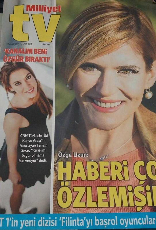 MİLLİYET GAZETESİ MİLLİYET TV TV DERGİ 27 ARALIK 2014 2 OCAK 2015  