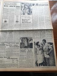 Yeni İstanbul Gazetesi - 19 Temmuz 1953 - Mustafa Nermi - Demirperde'nin Gerisi Karışıyor - Fransa Kraliçesi Christiane Martel Dünya Güzeli Seçildi - Başbakan Adnan Menderes'e Hakaret Suçundan General Sadık Aldoğan Dün Mahkum Oldu - Yeni Kanunlar Yarın Meclise Sevkediliyor - Seferihisar Cezaevi Bomboş Kaldı - Döner Ayna Yazan Halide Edip Adıvar Yazı Dizisi - Rumelihisarının Restorasyonu - Akciğer Veremi Tedavisi Kabil Bir Hastalıktır - İngiliz Kaptanı Rees'e Göre Dumlupınar Kaptanı Suçlu - Baydar Derler - Gökbayrak Leon Cahun - İslam Memleketleri Fikret Adil Yazı Dizisi - İstanbul Kıyıları Boyunca Bir Gezinti - Yeni İstanbul'un Hikayeleri Futbolcunun Kaderi - Tam Beş Dil Bilen Bir Macar Artisti Eva Bartok - Arı Unları - Gripin