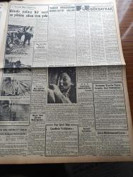 Yeni İstanbul Gazetesi - 24  Temmuz 1953 - Rusya'nın Batılı Devletlere Cevabı - Vicdan Ve Toplanma Hürriyetini Koruma Kanunu Kabul Edildi - Kore'de Anlaşma İhtimali Çoğaldı - Eski Muhariplerin Şeref Günü - Amerikan Gazeteci William Henri Chamberlain'in Basın Toplantısı - Millet Partisi'ne Dair İstanbul Tahkikatı Son Safhada - Döner Ayna Yazan Halide Edip Adıvar Yazı Dizisi - Profesör Doktor Sadi Irmak - Sanayi Atmosferi Ve Terbiyesi - Doğu Almanya'da Ciddi Kargaşalıklar - Komünist Çin Ve Birleşmiş Milletler - Meşrutiyet İlanının Yıldönümü - Binbirgece Masalları Canem Çeviren Reşad Nuri Darago Yazı Dizisi - Günde Yalnız Bir Saat Su Yüzüne Çıkan Tren Yolu - Gökbayrak Yazan Leon Cahun Yazı Dizisi - Tam On Yıl Sonra Gözleri Açılan Kör - İslam Memleketleri Yazan Fikret Adil Yazı Dizisi - Mühim Bir Keşif 70.000 Sene Evvel Yeryüzünde Yaşayan İnsan İskeleti Bulundu - Yeni İstanbul Kömür Havzasında Bir Ocak Katırının Hikayesi - General Electric Ampul - Dermojen - Çiftlik Pastörize İnek Sütü