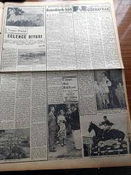 Yeni İstanbul Gazetesi - 30 Temmuz 1953 - Eisenhower Dörtlü Toplantıyı İstemedi - Güney Kore Cumhurbaşkanı S. Rhee'nin Nutku Endişe Uyandırdı - İstanbul'a Gelecek Fransız Güzeli Slyviane Carpentie - Dini Siyasete Karıştırmayı Meneden Kanun Meriyette - Amiral Mountbatten Ankara'da Adnan Menderes İle Görüştü - Türk Alman Müzakereleri Dün Sona Erdi - Samsun'da Dini Propaganda Yapan Nurcular Mahkum Oldu - Döner Ayna Yazan Halide Edip Adıvar Yazı Dizisi - Namık Zeki Aral - Taksim Beyazıt Arasında Troleybüs İşletilecek - Bir Ana Gözünü Satışa Çıkardı - Elma Yanardağı Endişe Doğurdu - Binbirgece Masalları Canem Çeviren Reşad Nuri Darago - Kore'de Yiyecek Tevziatı - Osmanlılarda Kürk - Gökbayrak Yazan Leon Cahun Yazı Dizisi - Ankara İstanbul İzmir Radyosu Programı - Bulmaca - Anıtkabir'in İnşaatı Tamamlanıyor - Penisilin'i Bulan Doktor Fleming'i Evlenme Hikayesi - Suni Yemek Borusu - Gary Cooper Bir Boğa İle Güreşiyor - İslam Memleketleri Yazan Fikret Adil Yazı Dizisi - Arı Unları - Vita