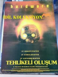 TEHLİKELİ OLUŞUM, ORİJİNAL SİNEMA AFİŞİ - Hardware, 1990, FİLM AFİŞİ / POSTERİ - BÜYÜK BOY - ORİJİNAL - 56 X 41 cm EBADINDA - Original Turkish Big Size Movie Poster - Richard Stanley, Carl McCoy, Iggy Pop, Dylan McDermott, John Lynch, Mark Northover, Stacey Travis, Paul McKenzie, Lemmy, William Hootkins, Mac McDonald, Chris McHallem, Barbara Yu Ling, Oscar James, Arnold Lee, MET FİLM