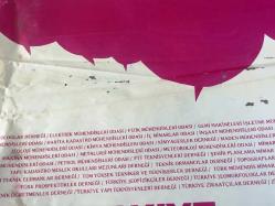 Osman Ayberk-TÜRKİYE 3. TEKNİK ELEMAN KURULTAYI DUYURU AFİŞİ - ORİJİNAL - 56 X 41 cm EBADINDA  - 22-23 MAYIS 1976-MALTEPE ALEMDAR SİNEMASI / SAAT 10:30, TERTİP KOMİTESİ ADINA OSMAN AYBERS ''GREVLİ, TOPLU SÖZLEŞMELİ SENDİKALAŞMA EYLEMİ İÇİN İLERİ''-İstanbul-