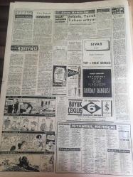 YENİ SABAH GAZETESİ  4 AĞUSTOS 1958 YIL :21 SAYI :6973--Maliye Vekili 359 Milyon Dolar Yardım Temin Ettiğimizi Açıkladı --Biteceği yok :Kıbrıs da dün de 7 kişi öldürüldü --Krutçef ,  Pekin de Mao  Tse Tung  İle Görüştü --Lübnan da  bazı asiller  silahlarını  bıraktılar ---Can Pazarı :Siyavuşgil --Ürdün de hükümet darbesi  sanıkları   muhakeme ediliyor --Senenin  son film festivali  Çekoslovakya da  yapıldı --Atletizm Birinciliklerinde  Dün de Üç Türkiye Rekoru  Tesis  Edildi --Fenerbahçe İlk Maçını Defterdar la Yapılacak --Beşiktaş da  bazı  azalar H. Divanına verilecek --