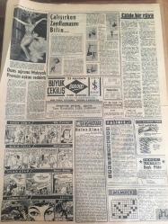 YENİ SABAH GAZETESİ   30 TEMMUZ 1958 YIL :21 SAYI :6968---Türkiye ye dış  yardımlarda  kontrol şartı  bulunmayacak --Bağdat Paktı Konseyi Çalışmalarını Bitirdi --Lübnan  başvekil süikastten  kurtuldu --Kıbrıs  da bir ayda 45 Türk , 42 Rum Öldürüldü --Marmara Yarışı :Anadolu  sahilleri  tamamlandı --Irak 'ın  sesi radyosu --Bir hasbihal  :Siyavuşgil --Dans Uğruna Malayalı  Prensin Aşkını Reddetti --Ticaret Odası Bazı İktisadi Tedbirler Alınmasını İstiyor --Komite Kadri 'yi  K. Gümrük 'e  verdi --Mornar Bugün Kontrat Yapacak --G.Romen Şampiyonasının Tepkileri  Devam Ediyor --Remodini İtalya da dün tekliflerle geldi --Küçük Çiftlik Parkı :Müzeyyen  Senar ---