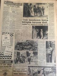 YENİ SABAH GAZETESİ 29 TEMMUZ 1958 YIL :21 SAYI :6967---Amerika teminat verdi ---Almanya ,Türkiye 'ye geniş  çapta kredi temin ediyor --Kıbrıs ta sefaleti  önlemek için derhal  yardım yapılmalıdır --Marmara Yarışı :4. merhale  dün tamamlandı --CHP İkinci bir  fevkalade  içtima için  tebliğ neşretti --Kırtasiyeciliğimiz  :Siyavuşgil --Irak  hanedanın  benim  bölüğüm  kurşuna dizdi --Lig maçlarının hepsi M.Paşa da  oynanacak --Transfer  İhtilaf  Komitesi Kadri  için  kararını bugün açıklayacak --Dekatlon  ve 3 adımda  yeni dünya rekorları  ---Müsabakalardan  sonra  Hamit Kaplan ağladı --Özcan  dün Fenerbahçe de ilk  antrenmanını  yaptı --Beşiktaş Basketbol de  amatörlüğü şart  koştu --