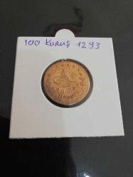2 Abdülhamid 100 Kuruş Meskûk (1293/29) · Kostantiniye ·