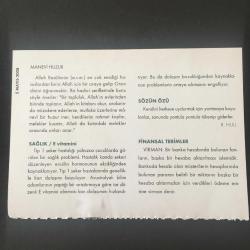 5 MAYIS 2008 -TAKVİM YAPRAĞI-DOĞUM GÜNÜ HEDİYESİ-KUVEYT TÜRK TAKVİMİ,AMERİKA UZAYA İLK ASTRONOTUNU GÖNDERDİ 1961,KASIM GÜNLERİNİN SONU,MANEVİ HUZUR,SAĞLIK,SÖZÜN ÖZÜ,FİNANSAL TERİMLER