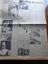 Yeni İstanbul Gazetesi - 7 Ağustos 1953 - Mustafa Nermi - Türk Alman Ticari Anlaşması İmzalandı - CHP'nin Ordu Açık Hava Mitinginde Hadiseler Çıktı - Malatya Suikastı Davasının Birinci Safhası Sona Erdi - Kore'de 25 Türk Esiri İade Edildi - Mecidiyeköyünde Bir Esrar Tekkesi Basıldı - Döner Ayna Yazan Halide Edip Adıvar Yazı Dizisi - Profesör Doktor Sadi Irmak - Dumlupınar Denizaltısı'nın Kasten Batırıldığı İçin Yaptığımız Tahkikat - Kasım Gülek'in Ordu Konuşması - Cihat Dergisi Sahibi Mustafa Bağışlayıcı - 8 Yugoslav Atleti Dün İstanbul'a Geldi - Kızılların Kore'de Yaptığı İşkence - Kolombiyada 711 Gerilla Teslim Oldu - Ankara İstanbul İzmir Radyosu Programı - Çatalağzı Santrali Takviye Ediliyor - Hüseyin Avni Şanda - Hekimlikte Meslek Sırrı Batıl Bir İtikat Mıdır - Himalaya'ya Bile Vizesiz Hiç Kimseyi Çıkarmak Mümkün Değil - Muş'ta Toprak Dağıtımı - İnek 1624 Yılında Amerika'ya Getirilmişti - Ölüler Şehri - Tarsus Vapuru Notları - Kuzey Buz Denizinin Suları Isınıyor -- Fordson Major