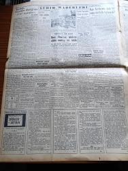 Yeni İstanbul Gazetesi - 8 Ağustos 1953 - Namık Zeki Aral - Eisenhower'in Türkiye'ye Dair Mühim Bir Demeci - Bir Adana Gazetesi 1933 Yılında 31 Şaki'nin Sebepsiz Kurşuna Dizildiğini Yazdı - İngiltere'ye Askeri Türk Borçları Tasfiye Edildi - Adnan Menderes İzmir'de Yamanlar Kampı'nı Gezdi - Demokrat Parti Ve Hürriyet Partisi Organları Arasında Tartışma - Amerika Türkiye'den Afyon Ve Benzeri Uyuşturucu Madde İhracınının Yasaklanmasını İstiyor - Döner Ayna Yazan Halide Edip Adıvar Yazı Dizisi - Mustafa Nermi - Yeşilköy Havaalanı'nın Telefonu Islaha Muhtaç Bir Halde - Midye İnsanlar - Kore'de Dün Serbest Bırakılan 25 Türk Esirlerin İsmi - Eski Sovyet Gizli Polis Teşkilatı Reisi Beria'nın Cinayetlerine Dair Verilen Son Malumat - Bonn Elmasları Meselesi - Ankara İstanbul İzmir Radyosu Programı - Bergama Antik Şehri - Anadolu Abideleri - Aziz Ogan - Yeni İstanbul'un Hikayeleri Kestane Fidanları Yazan Mehmet Davaz - Müzikhol Nasıl Doğdu Nasıl Gelişti - Adım Adım Türkiye Yazan Hikmet Saim