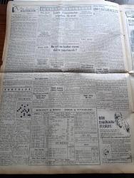 Yeni İstanbul Gazetesi - 8 Ağustos 1953 - Namık Zeki Aral - Eisenhower'in Türkiye'ye Dair Mühim Bir Demeci - Bir Adana Gazetesi 1933 Yılında 31 Şaki'nin Sebepsiz Kurşuna Dizildiğini Yazdı - İngiltere'ye Askeri Türk Borçları Tasfiye Edildi - Adnan Menderes İzmir'de Yamanlar Kampı'nı Gezdi - Demokrat Parti Ve Hürriyet Partisi Organları Arasında Tartışma - Amerika Türkiye'den Afyon Ve Benzeri Uyuşturucu Madde İhracınının Yasaklanmasını İstiyor - Döner Ayna Yazan Halide Edip Adıvar Yazı Dizisi - Mustafa Nermi - Yeşilköy Havaalanı'nın Telefonu Islaha Muhtaç Bir Halde - Midye İnsanlar - Kore'de Dün Serbest Bırakılan 25 Türk Esirlerin İsmi - Eski Sovyet Gizli Polis Teşkilatı Reisi Beria'nın Cinayetlerine Dair Verilen Son Malumat - Bonn Elmasları Meselesi - Ankara İstanbul İzmir Radyosu Programı - Bergama Antik Şehri - Anadolu Abideleri - Aziz Ogan - Yeni İstanbul'un Hikayeleri Kestane Fidanları Yazan Mehmet Davaz - Müzikhol Nasıl Doğdu Nasıl Gelişti - Adım Adım Türkiye Yazan Hikmet Saim