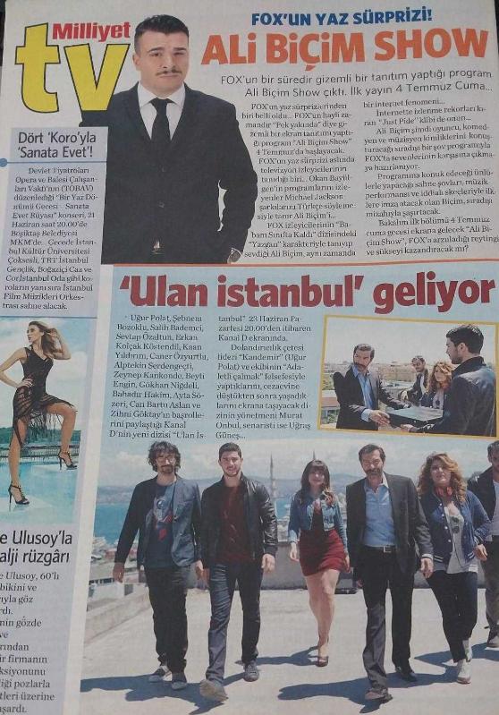 MİLLİYET GAZETESİ MİLLİYET TV TV DERGİ 21 HAZİRAN 27 HAZİRAN 2014  