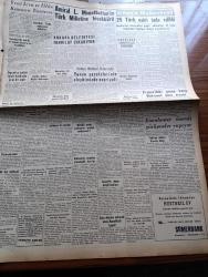 Yeni İstanbul Gazetesi - 12 Ağustos 1953 - Mustafa Nermi - Kore'de Hürriyet'e Kavuşanların Sevinci - Eski Osmanlı Prenslerinden Ömer Faruk Zavallısının Verdiği Beyanat - Dumlupınar Davası Meraklı Bir Safhada - Çanakkale Zaferinin Yıldönümü - Bahadır Dülger Anadolu Ajansından Uzaklaştırıldı - Türkiye Güzellik Kraliçesi Belgin Doruk - Döner Ayna Yazan Halide Edip Adıvar Yazı Dizisi - Haliçte Korsanlar Bir Bekçiyi Yaraladı - Burak Reis'in Kahramanca Şehadeti - Fransa'daki Greve Karşı Hükümet Çare Arıyor - Moskova Radyosu İran'ı Amerika Aleyhine Tahrik Ediyor - İsveç'te Atom Araştırmaları - Anadolu Abideleri Yazan Aziz Ogan Yazı Dizisi - Ankara İstanbul İzmir Radyosu Programı Mecliste - 2. Mahmut'un İnkılapları - Yeni İstanbul'un Hikayeleri Büyük Dava Yazan Mahmut Kuru - Mayalara Dair Bugün Ne Biliniyor - Mısır Eski Kraliçesi Feride'nin Hayatı - İslam Memleketleri Yazan Fikret Adil Yazı Dizisi - Yeni Ceza Kanununda Suçlu Doktorlar - Boliden İsveç Akümülatörleri - Çapamarka - Ziraat Bankası